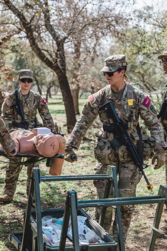 A JROTC member in high school, an ROTC member at Temple University, and now a U.S. Army nurse in Washington D.C., Sojo Gulotti said one of the most important aspects of her training as and Army nurse was going to Texas to train and understand military history and certain procedures. SUBMITTED PHOTO